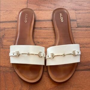 ALDO Women's White Slide Sandals